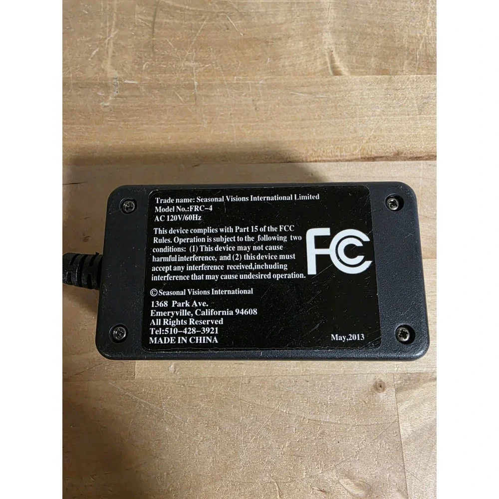 Seasonal Visions International Limited FRC-4 Adapter Remote Control Receiver